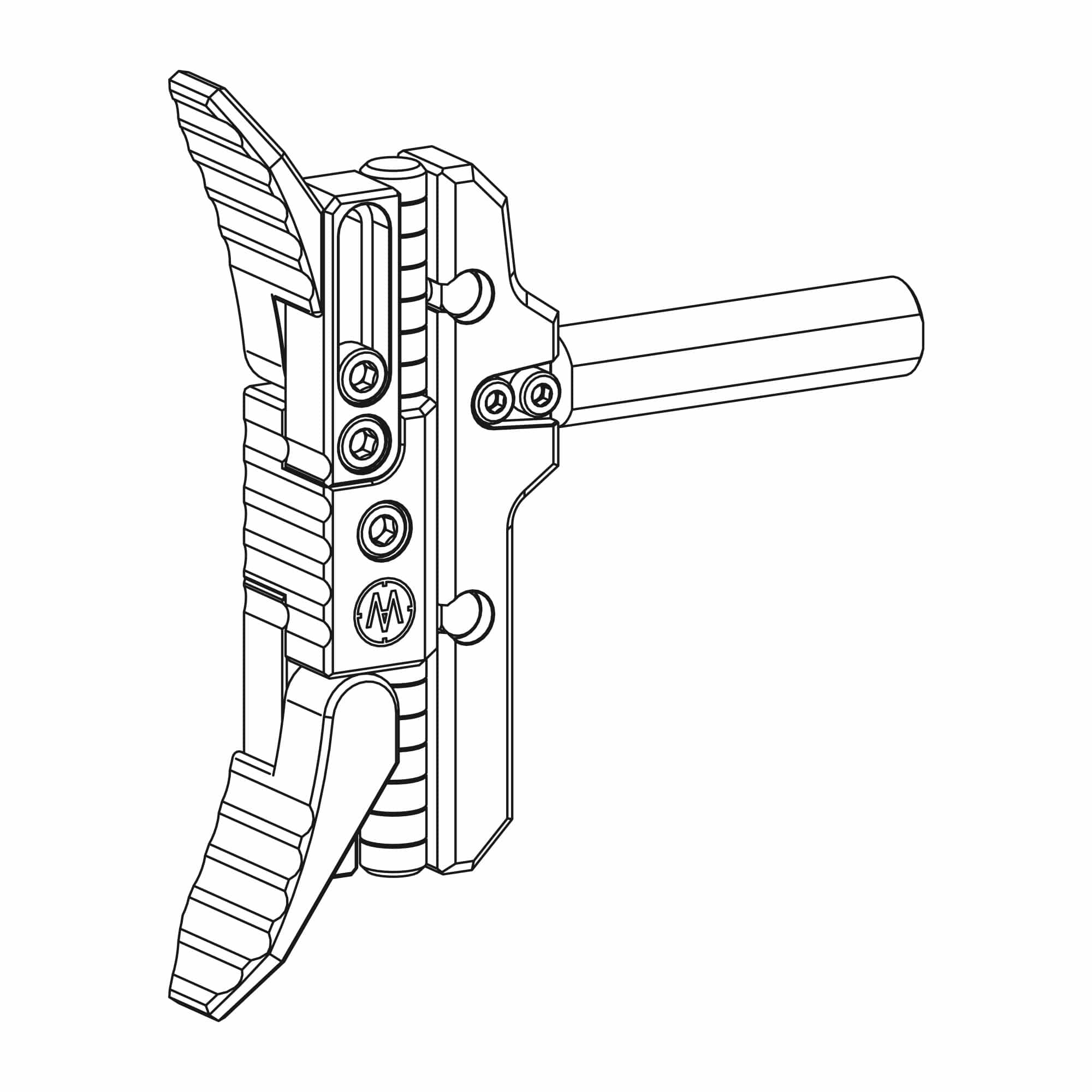 Adjustable Butt Hook - For Katran Solid Stock