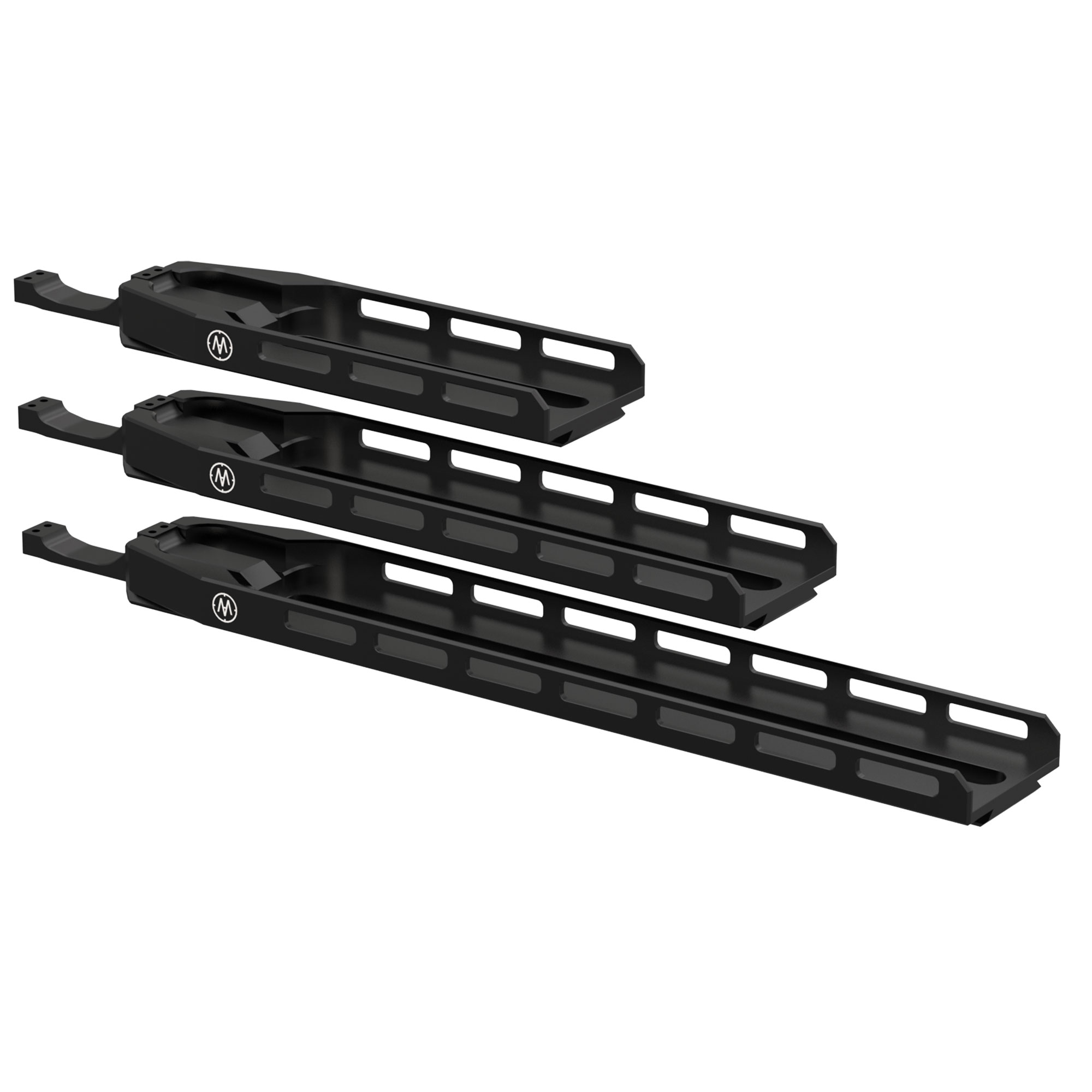 Arca Rail with M-Lok Slots - Large (370mm) - For Krait