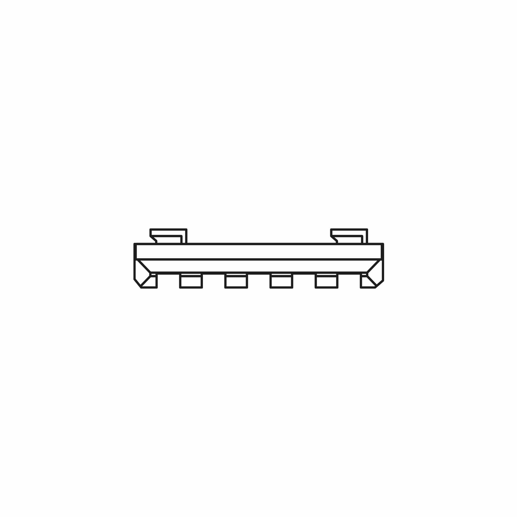 Keymod to Picatinny Rail Adaptor (5 slot) - For Katran